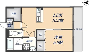 アムール　D棟の物件間取画像